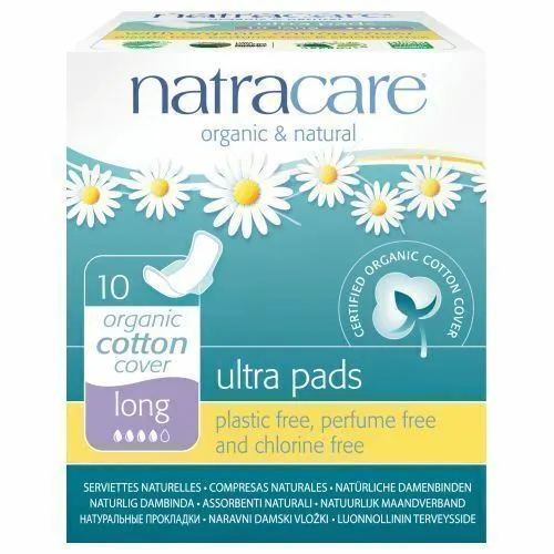Ultra Long Pads with Wings 10 CT By Natracare
