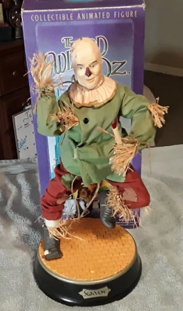 Gemmy Wizard of Oz Animated 17" Scarecrow Figure sound WORKS dancing NOT WORKING