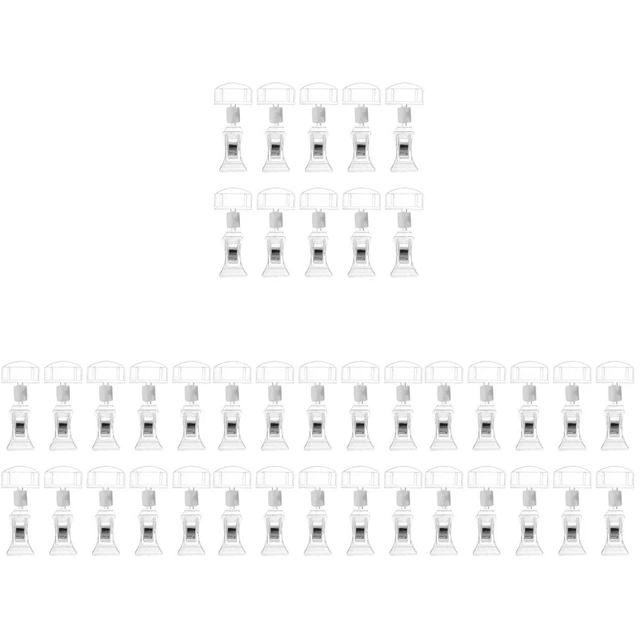 4 pz clip prezzo 10 pz morsetto cartello display acrilico trasparente supporto cartello merce
