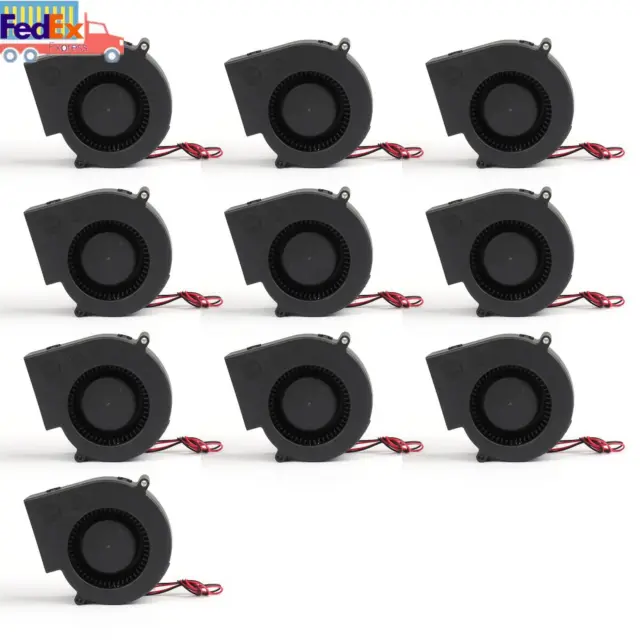 10PCS DC Brushless Cooling PC Computer Fan 12V 9733s 97x97x33mm 0.5A 2 Pin Wire
