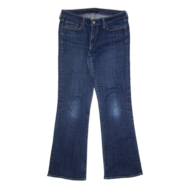 Jeans LEVI'S leggeri curvi blu denim regolari bootcut donna W30 L30