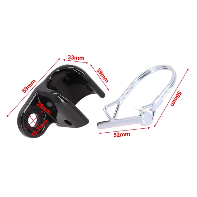 Attache Remorque Vélo Bigxin - Accroche Universelle En Acier Inoxydable Pour Enfants Et Animaux