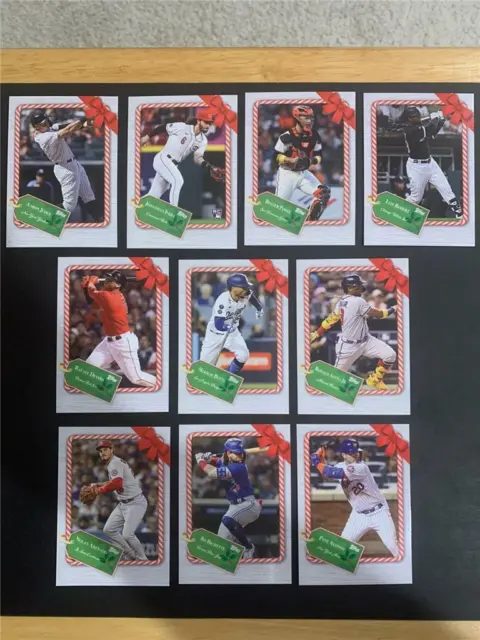 2021 Topps Holiday Advent Calendar Set 20 Cards Acuna Ohtani India Trout Tatis 2