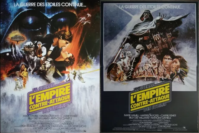 THE EMPIRE STRIKES BACK 2 Affiches Cinéma 53x40 Movie Posters STAR WARS