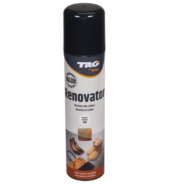 TRG Renovator Nubuk Microfaser Wildleder Pflegespray Farbauffrischung 250ml