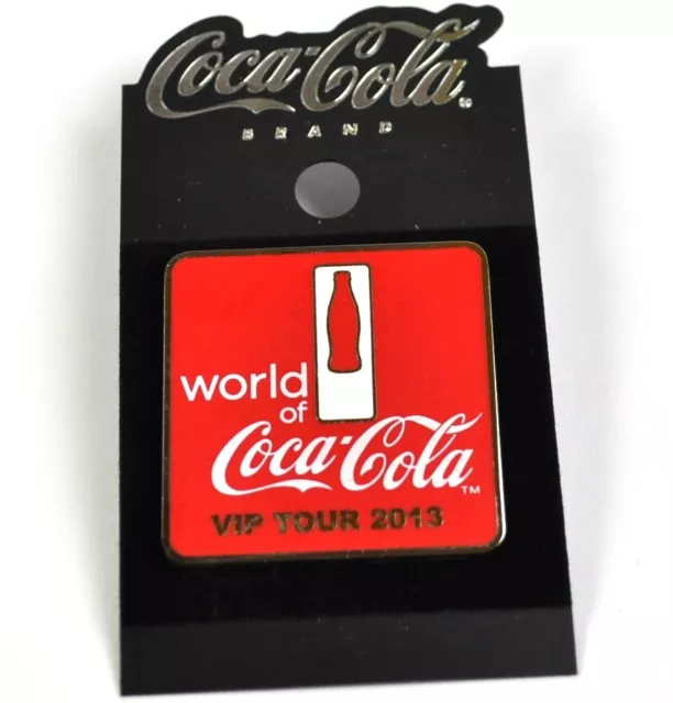 Edler Coca-Cola Coke USA Lapel Pin Button Badge Anstecknadel - VIP Tour 2013