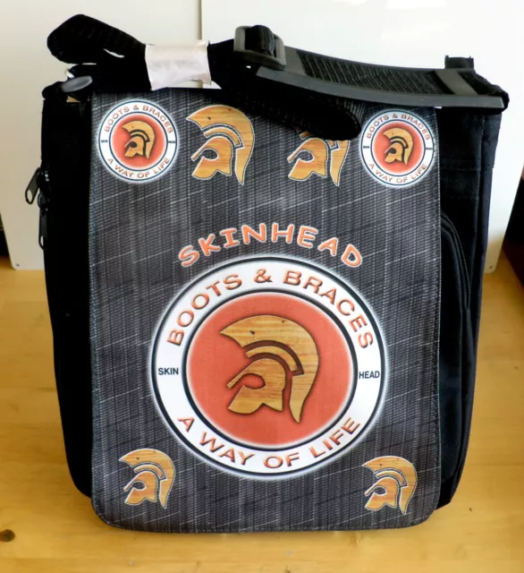 Skinhead Shoulder Bag, Ska Reggae Bag, Scooter Shoulder Bag, Northern Soul Bag