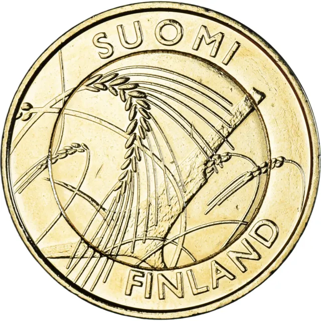 [#1180003] Finland, 5 Euro, 2011, Savonia.Doré, AU, Aluminum-Bro, nze