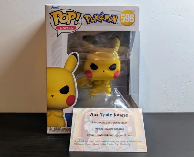 Pokémon Funko Pop - Pop ! Grumpy Pikachu #598 - Neuf