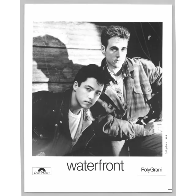 Waterfront Welsh Pop Duo Phil Cilia Chris Duffy Band 80s-90s Music Press Photo