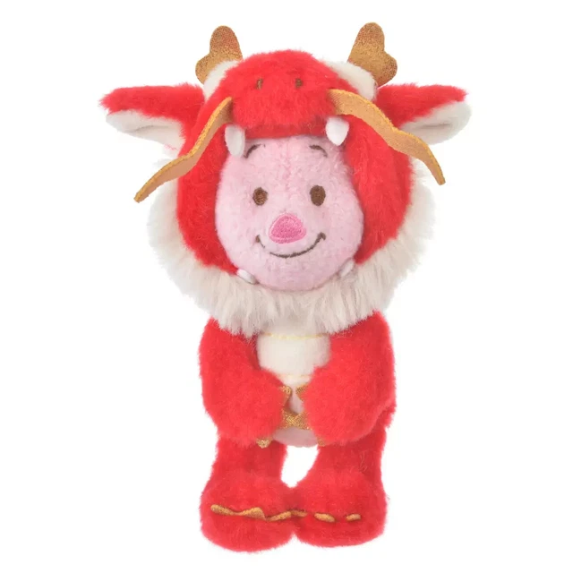 JAPAN TOKYO DISNEY Store New Year 2024 Eto Dragon Pooh Plush Keychain