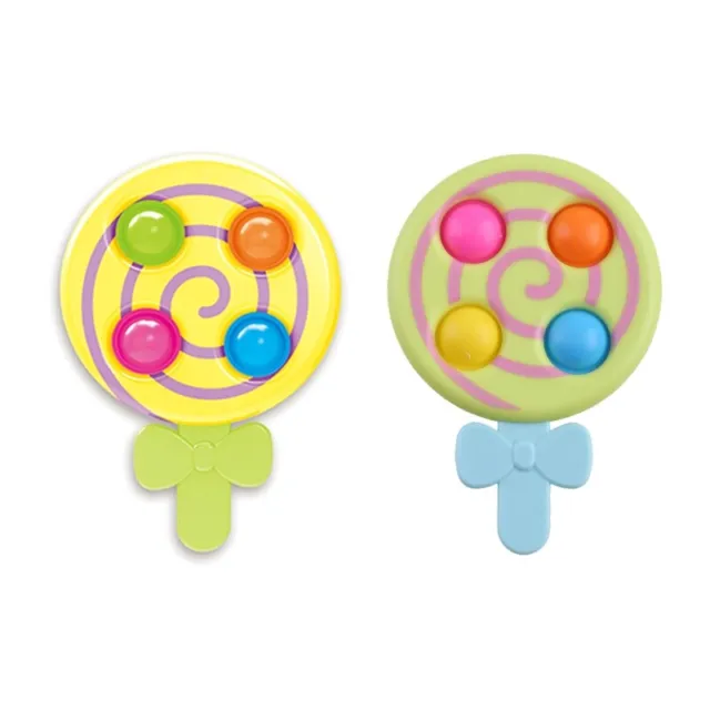 Plastic Multicolor Relief Irritability Sensory Toy Finger Bubble