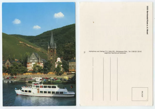 60557 - Bernkastel-Kues on the Moselle - old postcard