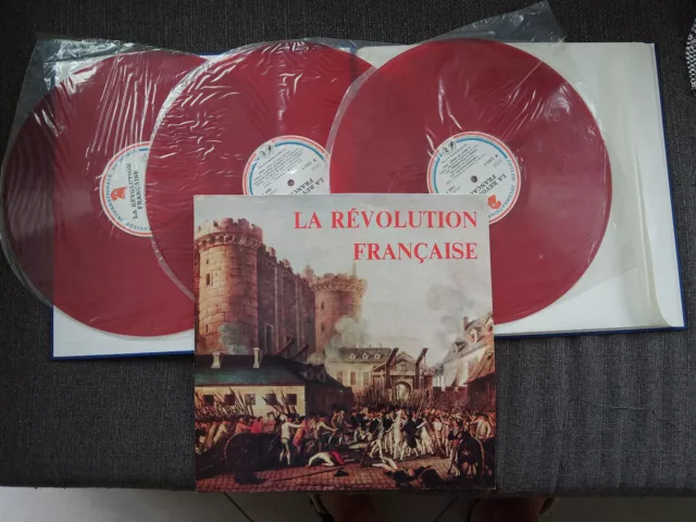 La Revolution Francaise Coffret 3 Vinyles Couleur Pourpre- Tres Bon Etat (Rare!)