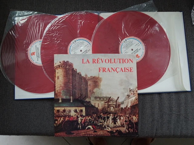 LA REVOLUTION FRANCAISE Coffret 3 Vinyles Couleur Pourpre- Tres Bon ...