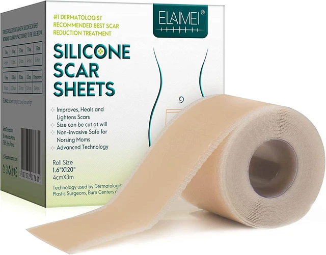 MEDICAL GRADE SILICONE Scar Sheet Self Adhesive Stretch Removal Tape Treatment £7.05 PicClick UK
