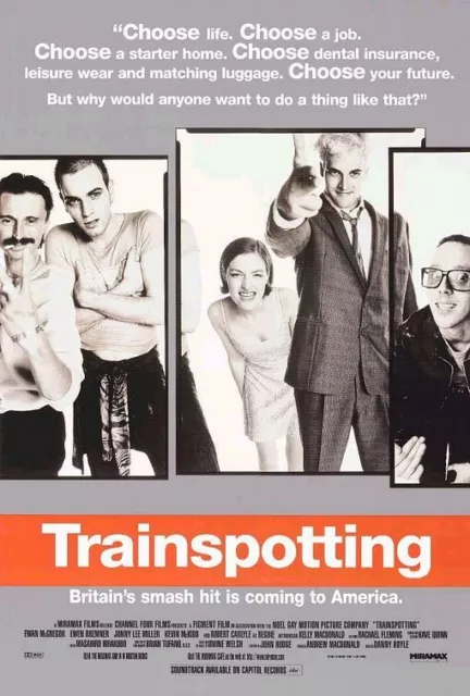 Trainspotting 35mm Film Cell strip very Rare var_e