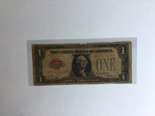 1928 - $1 United States Note (Red Seal)