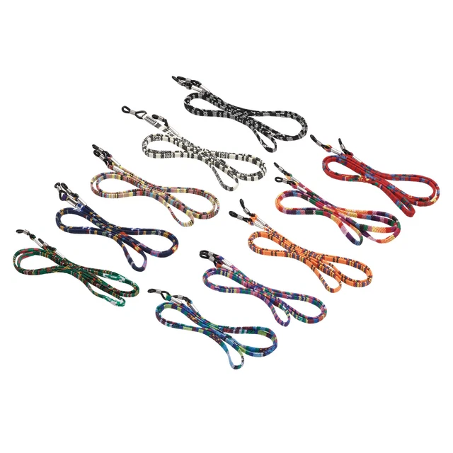10 pz supporto cinturino occhiali uomo donna occhiali da sole 10 colori