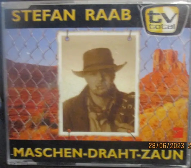 Maxi-CD, Stefan Raab, Maschen-Draht-Zaun, Rare  1999, Exellent