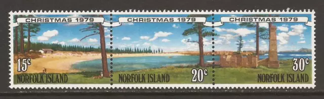 NORFOLK ISLAND 1979 SG230/232 Christmas Set MNH (JB14727)