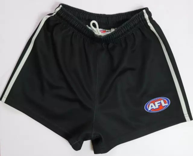 Kid's Size 12 Official AFL Collingwood Magpies Football Club Team Footy Shorts