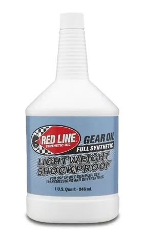 Red Line Oil Gear Oil Synthetic Lightweight Shockproof 1 Quart - Case of 12