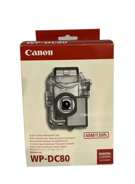 New Canon Digital Camera Waterproof Case WP-DC80￼.