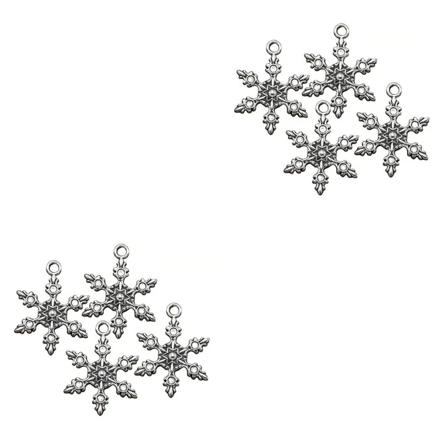 60 pcs DIY snowflake pendant Hängen Anhänger Charming Zarte Hnaging Decor Für We