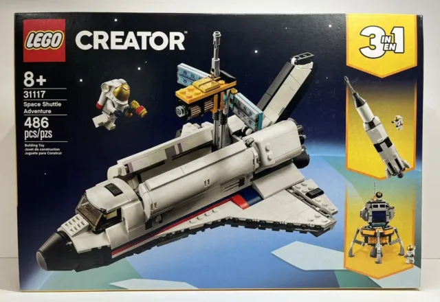 LEGO CREATOR: Space Shuttle Adventure (31117) Brand New Sealed