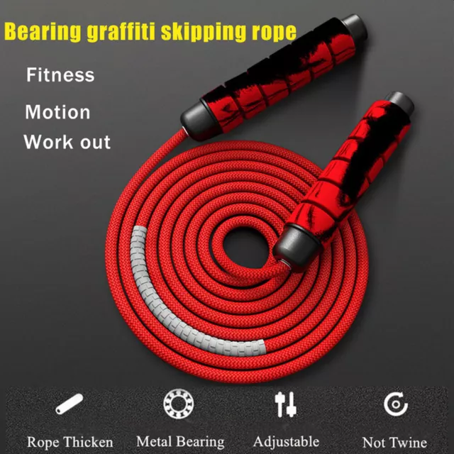 Adjustable Weighted Gym Jumping Game Skipping Rope Fitness Boxing Jump Ropes