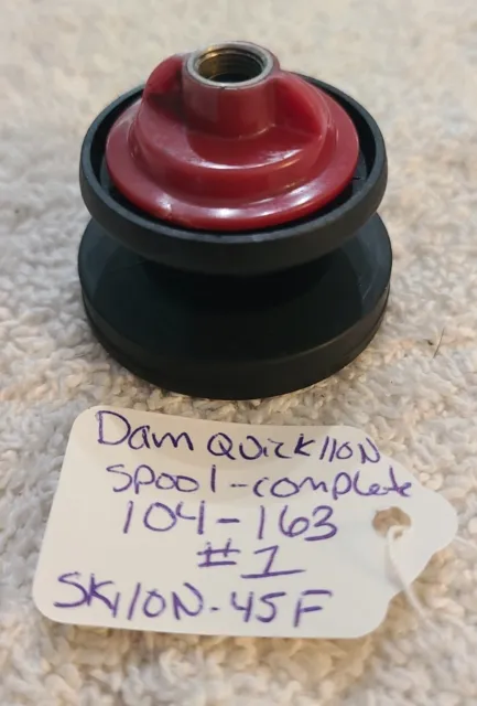 Dam Quick 110N Used Replacement Spool Completely Cleaned & Regreased 104-163 #1