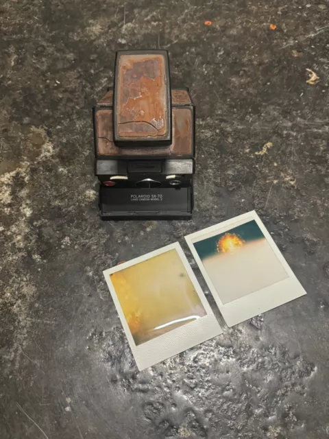 RAR Polaroid SX-70 Land Camera Model 2 patina funktionstüchtig