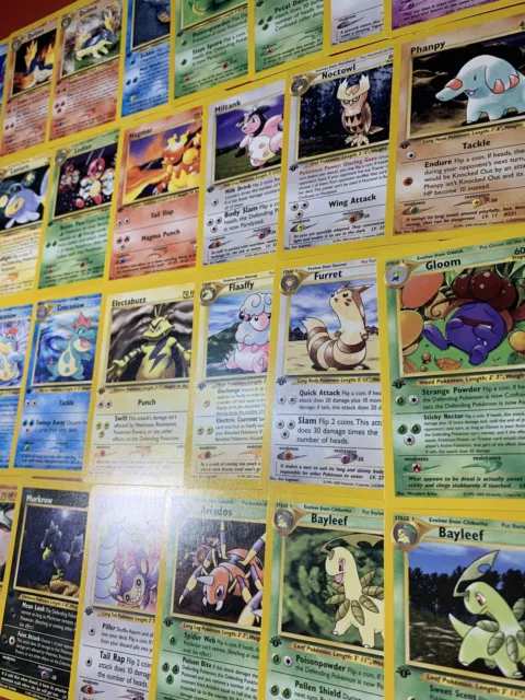 Pokemon Neo Genesis 1st Edition - Choose Your Card! 2000 Vintage WoTC -  NM/LP 2