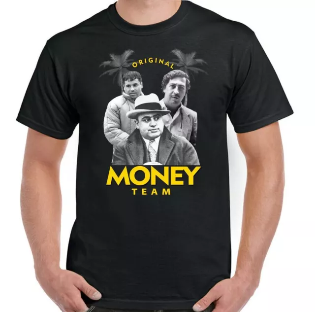 Pablo Escobar T-Shirt El Chapo Al Capone Mens Funny Gangster Mafia Drug Cartel