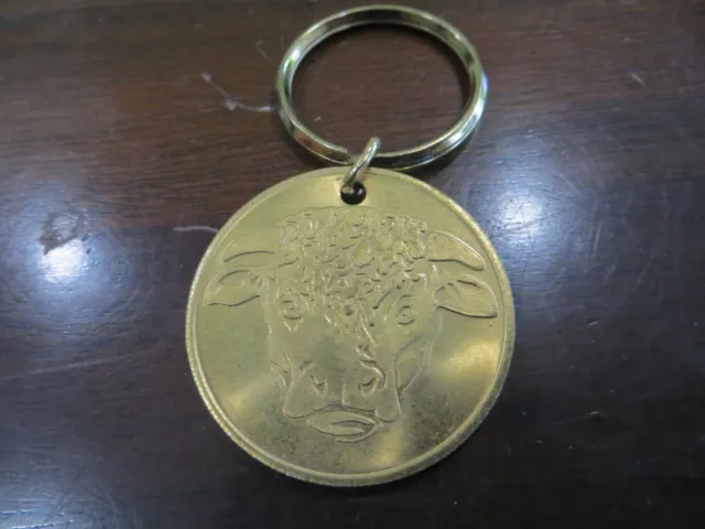 Hereford's 30 Proof,You Pay Steer Advertising Key Chain