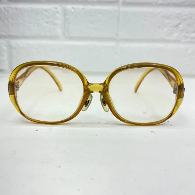 Christian Dior Eyeglasses Frames Gold Women's 2076 10 51-16 Full Rim 17547