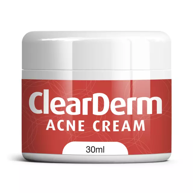 Clearderm Acne Cream Lotion High Strength Natural Ingredients Clear Skin !