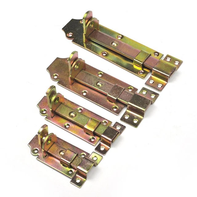 1x sbarra in ferro porte scorrevoli serratura senza chiave chiavi serratura per porte hardware