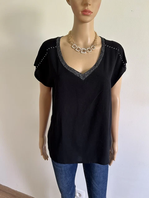 Haut Manches Longues en Dentelle Transparente pour Femme