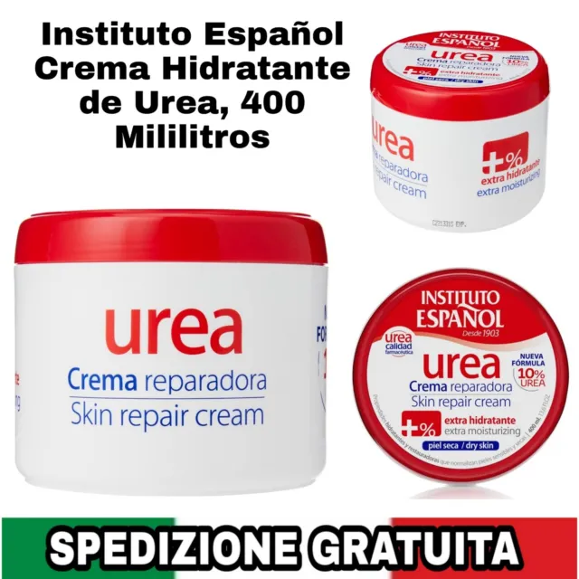 Crema Hidratante de Urea, 400 ml. Crema X La Pelle X Tutto Il Corpo Unisex