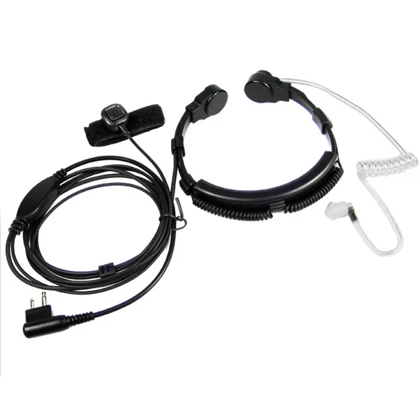 Tactical Throat Mic Earpiece Headset for Motorola CLS1410 CLS1413 CLS1450 CP200D
