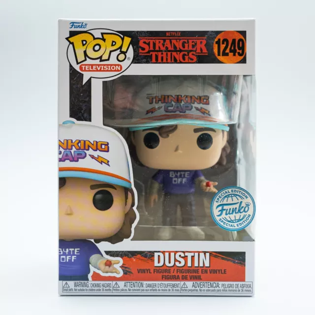 Funko Pop Television Netflix Stranger Things Dustin Thinking Cap 1249