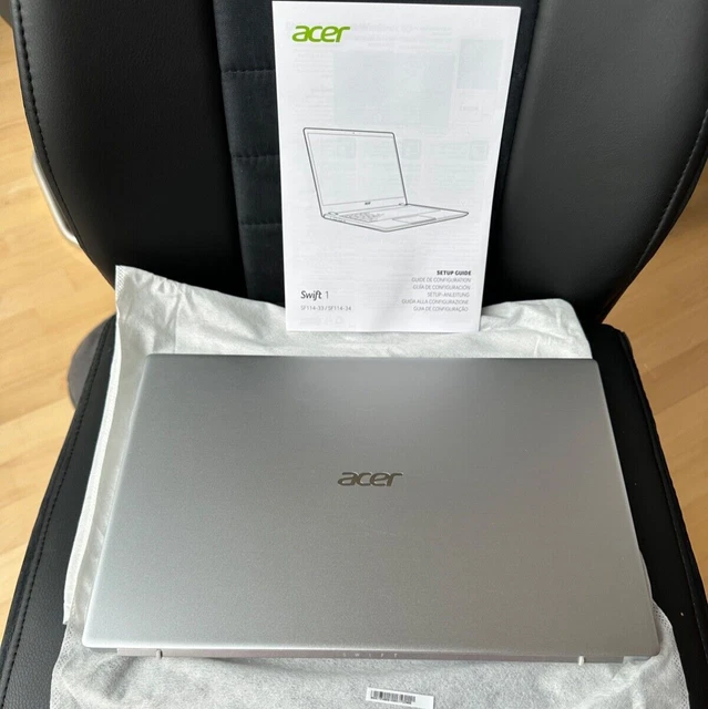 Acer Swift SF114-34-P4JS pure silber 14" FHD IPS 4 GB RAM 256GB SSD Win 10 *NEU*