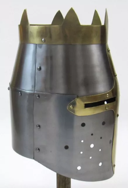 Crusadere Casco - Medievale Knight Crusader - Armor Casco - Costume 2