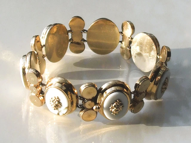Superbe Bracelet Ancien étrier En Argent Véritable Des Années 60/70 – Longueur 18cm