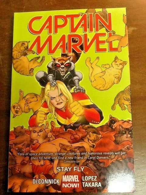 Captain Marvel v2 "Stay Fly"  #7-11 tpb with Guardians of the Galaxy; $16 cover!