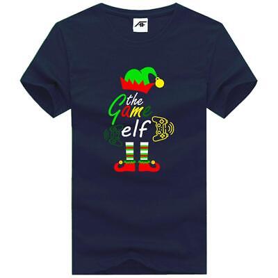 Womens Girls Game ELF Printed T Shirt Short Sleeve Stretchy Novlety Top Tees