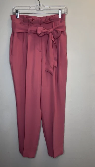BODEN MELINA PAPERBAG Trousers Pop Red Size 16 Regular 20.00 PicClick UK