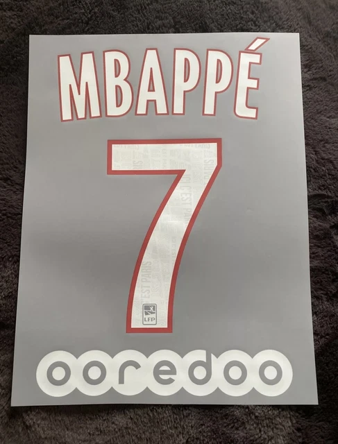 Flocage Officiel Psg 2023/2024 Mbappé Adulte Ligue 1